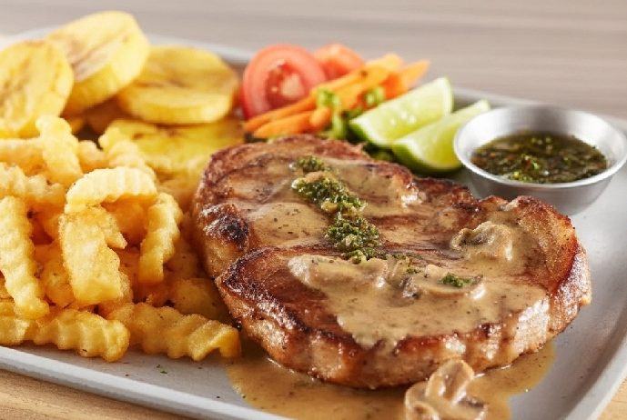 lomo en salsa